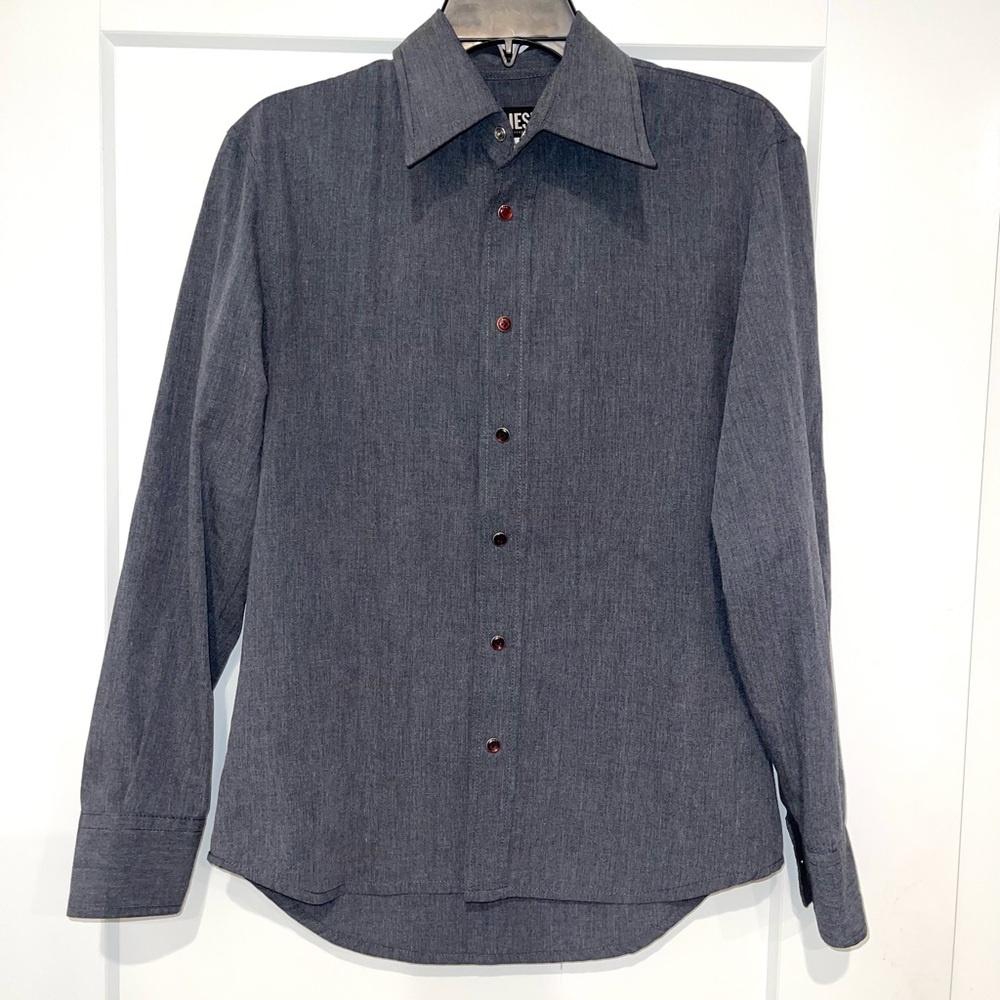 SOLD ‼️Diesel cotton snap button up long sleeve shirt Men’s S